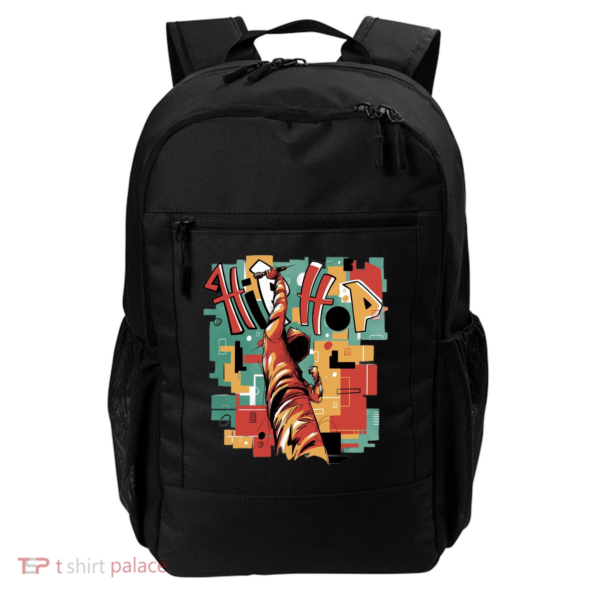 Hip Hop Music Retro Logo Backpack