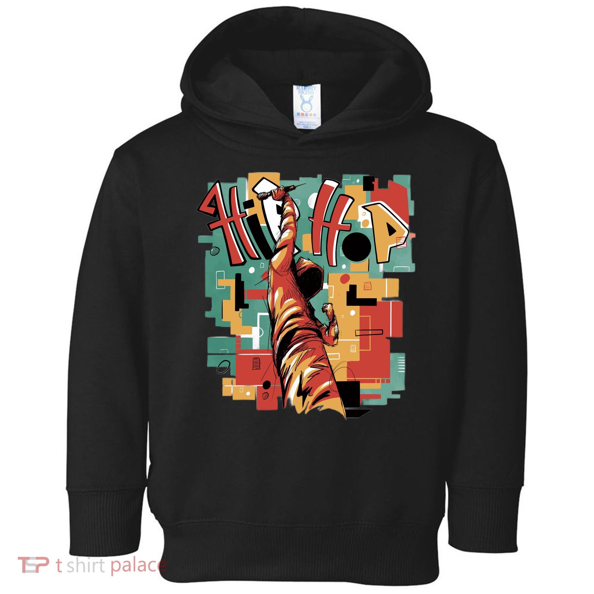 Hip Hop Music Retro Logo Toddler Hoodie