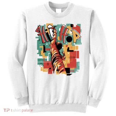 Hip Hop Music Retro Logo Sweatshirt