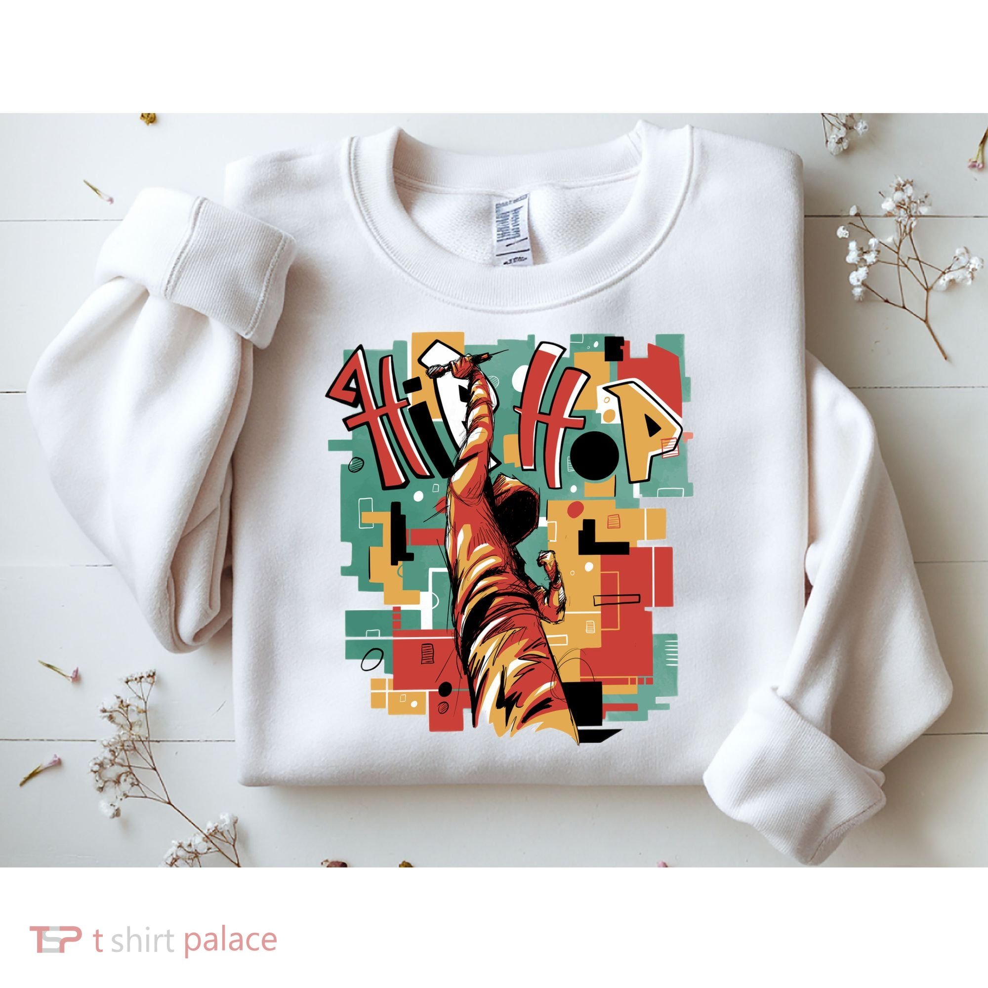 Hip Hop Music Retro Logo Sweatshirt