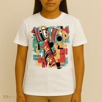 Hip Hop Music Retro Logo T-Shirt thumb 4