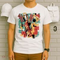 Hip Hop Music Retro Logo T-Shirt thumb 6