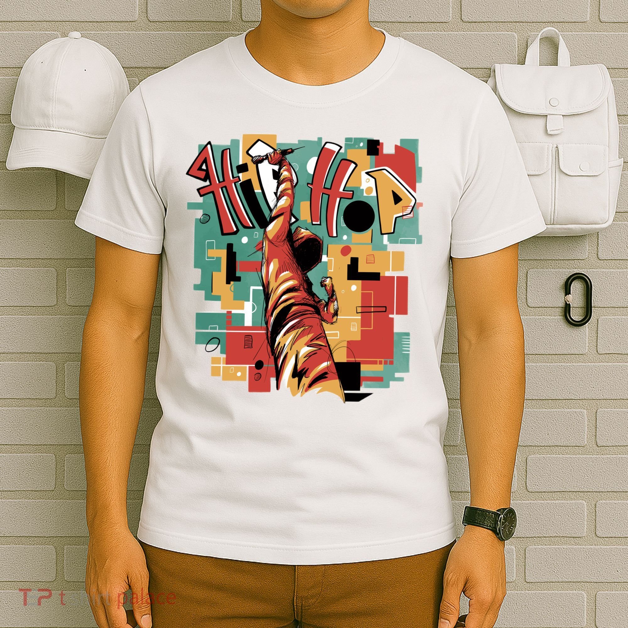 Hip Hop Music Retro Logo T-Shirt