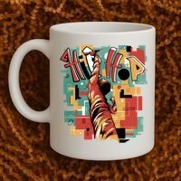 Hip Hop Music Retro Logo Coffee Mug thumb 2