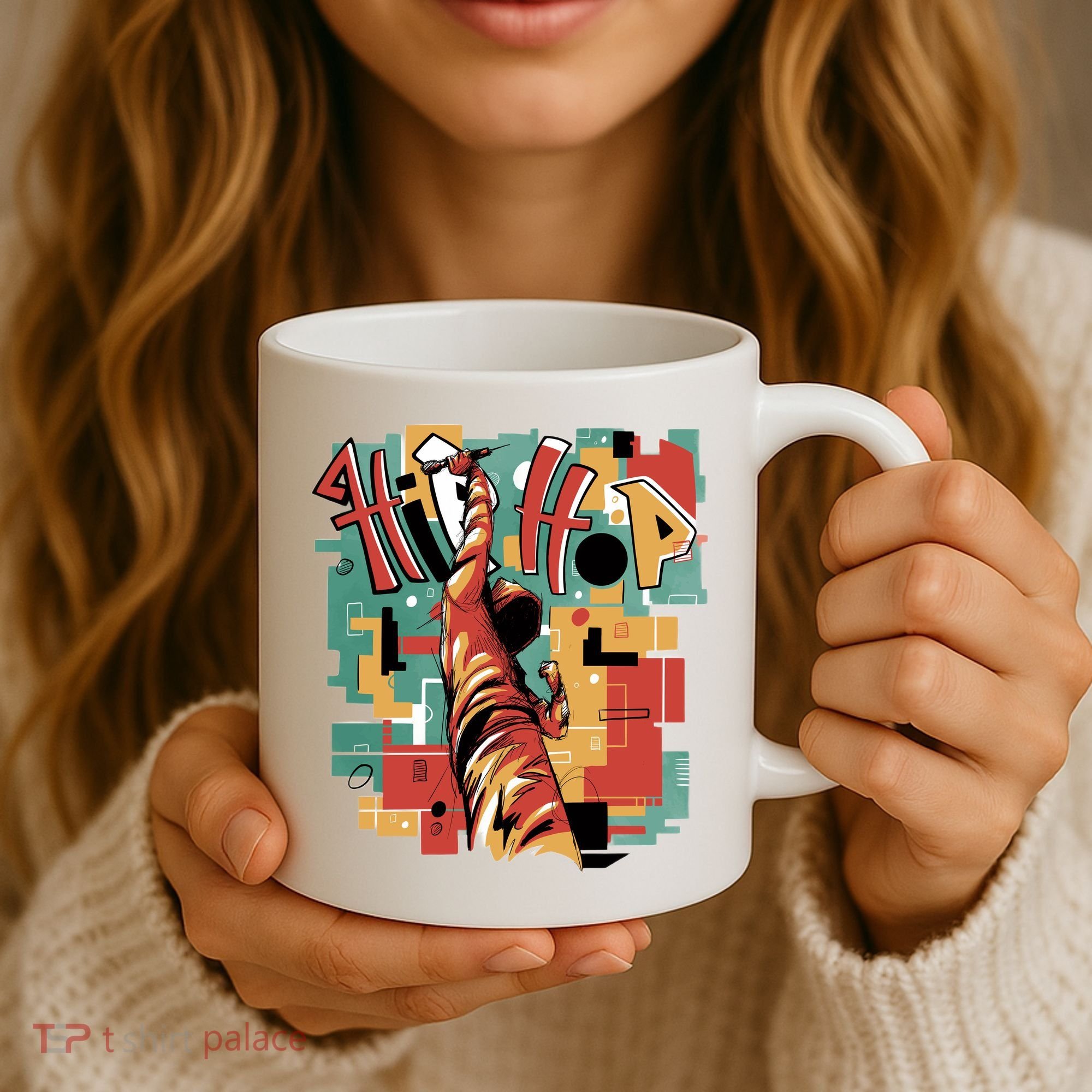 Hip Hop Music Retro Logo Coffee Mug
