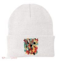 Hip Hop Music Retro Logo Beanie thumb 0
