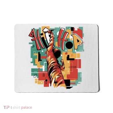 Hip Hop Music Retro Logo Mousepad