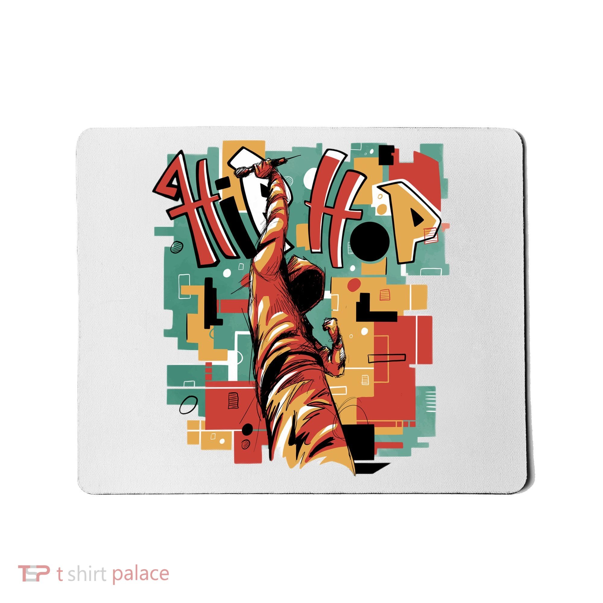 Hip Hop Music Retro Logo Mousepad