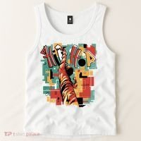 Hip Hop Music Retro Logo Tank Top thumb 2