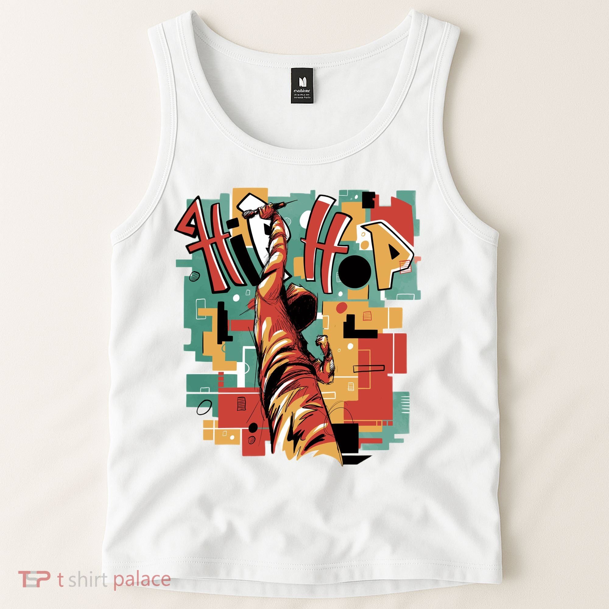 Hip Hop Music Retro Logo Tank Top