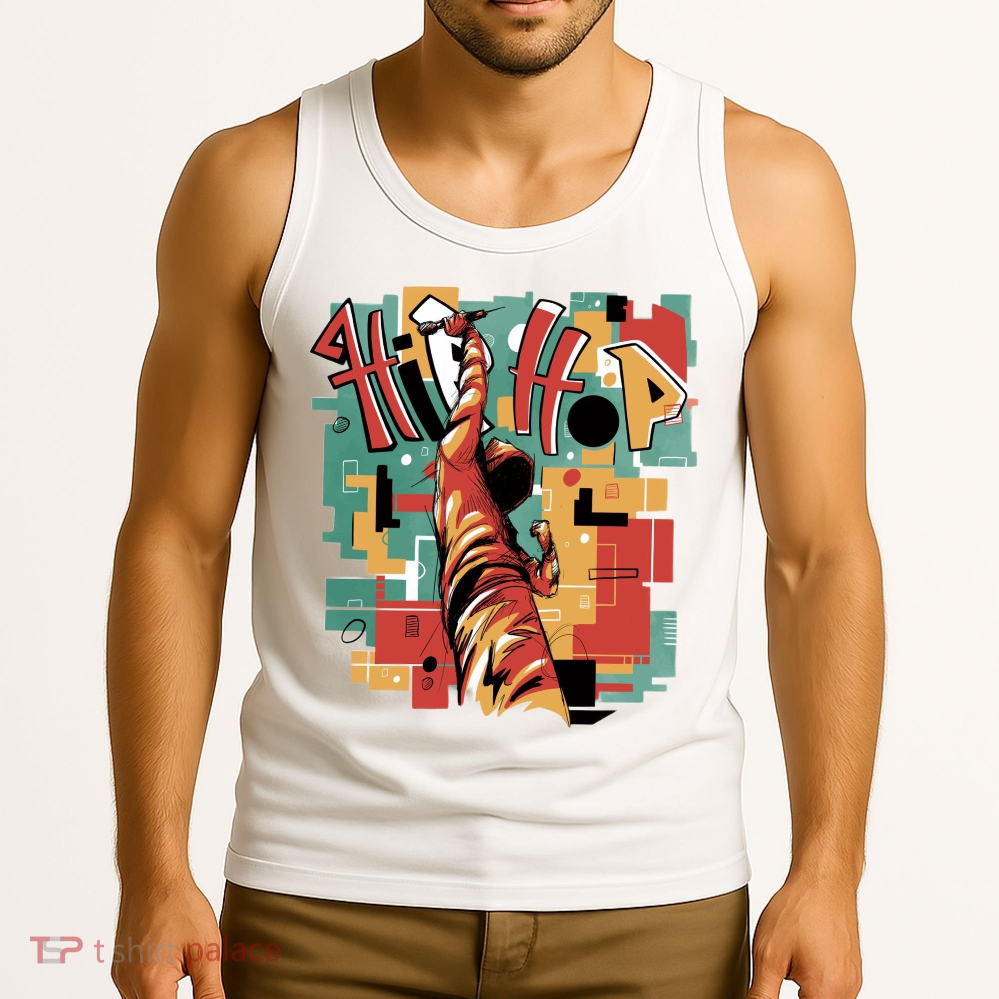 Hip Hop Music Retro Logo Tank Top