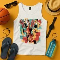 Hip Hop Music Retro Logo Tank Top thumb 4