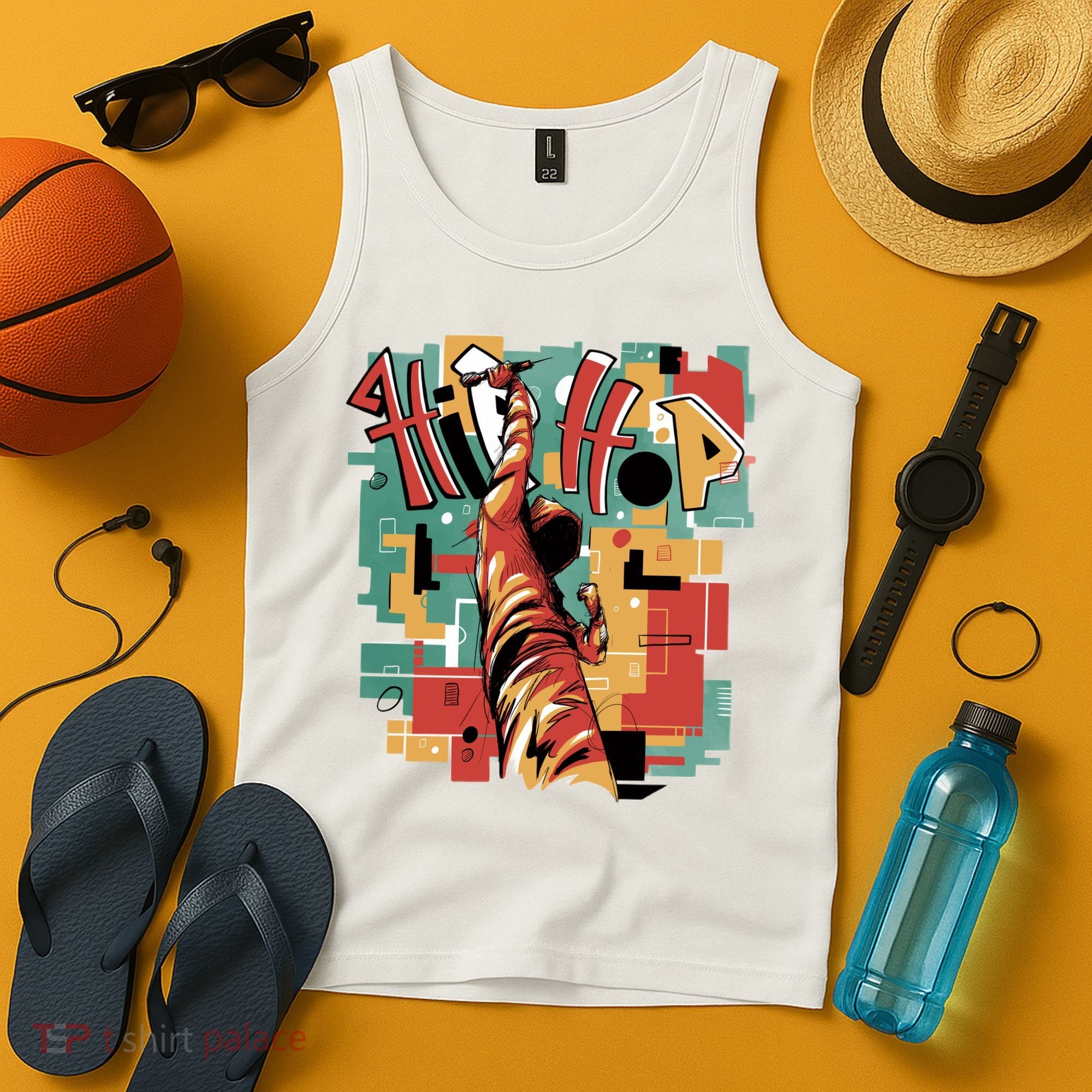 Hip Hop Music Retro Logo Tank Top