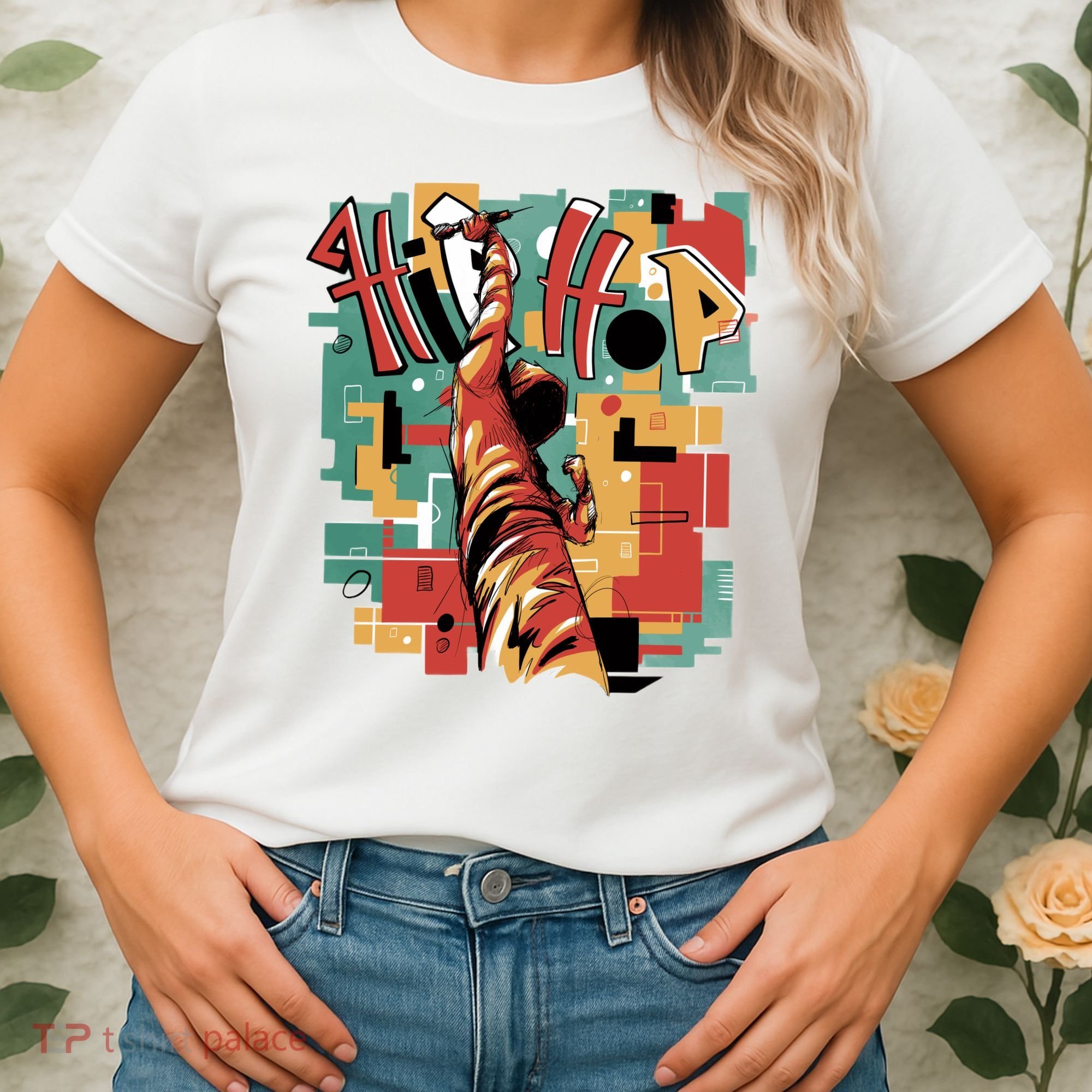 Hip Hop Music Retro Logo Women's T-Shirt
