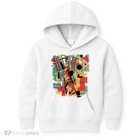 Hip Hop Music Retro Logo Kids Hoodie thumb 0