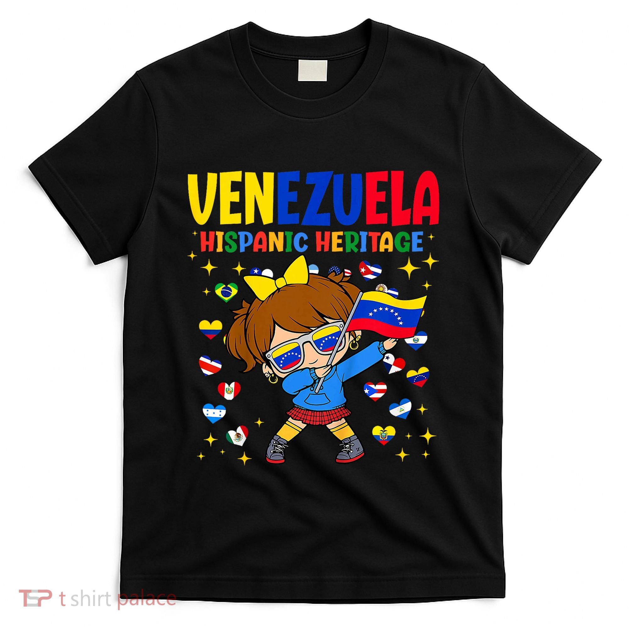 Hispanic Heritage Month Venezuela Flag Venezuelan T-Shirt