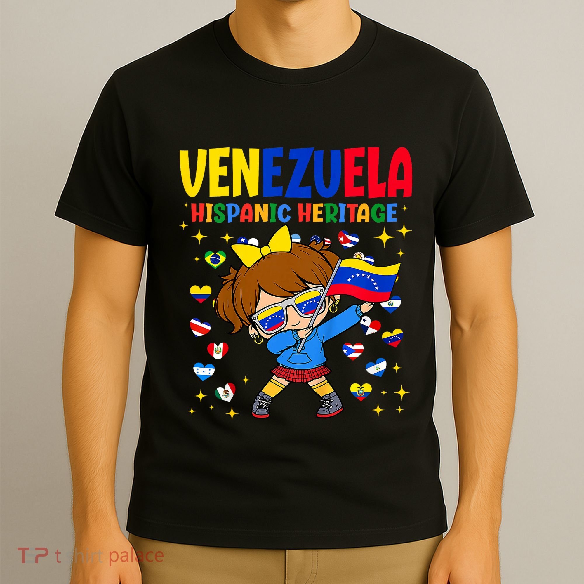 Hispanic Heritage Month Venezuela Flag Venezuelan T-Shirt