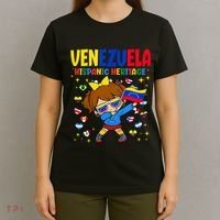 Hispanic Heritage Month Venezuela Flag Venezuelan T-Shirt thumb 4