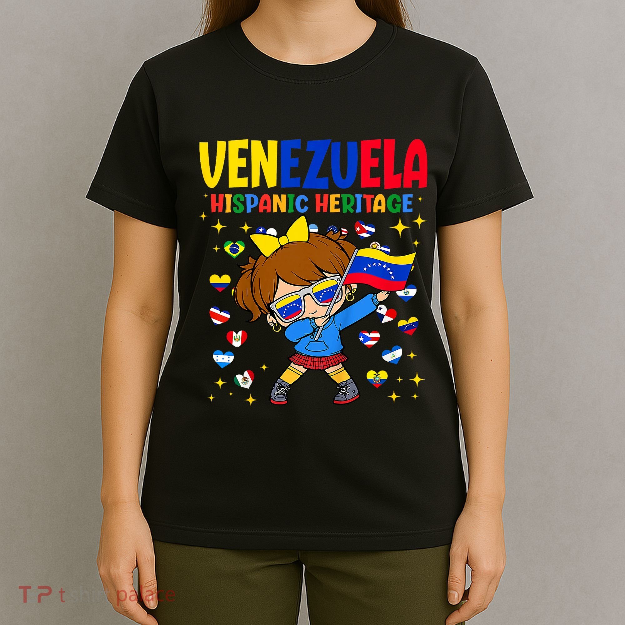 Hispanic Heritage Month Venezuela Flag Venezuelan T-Shirt