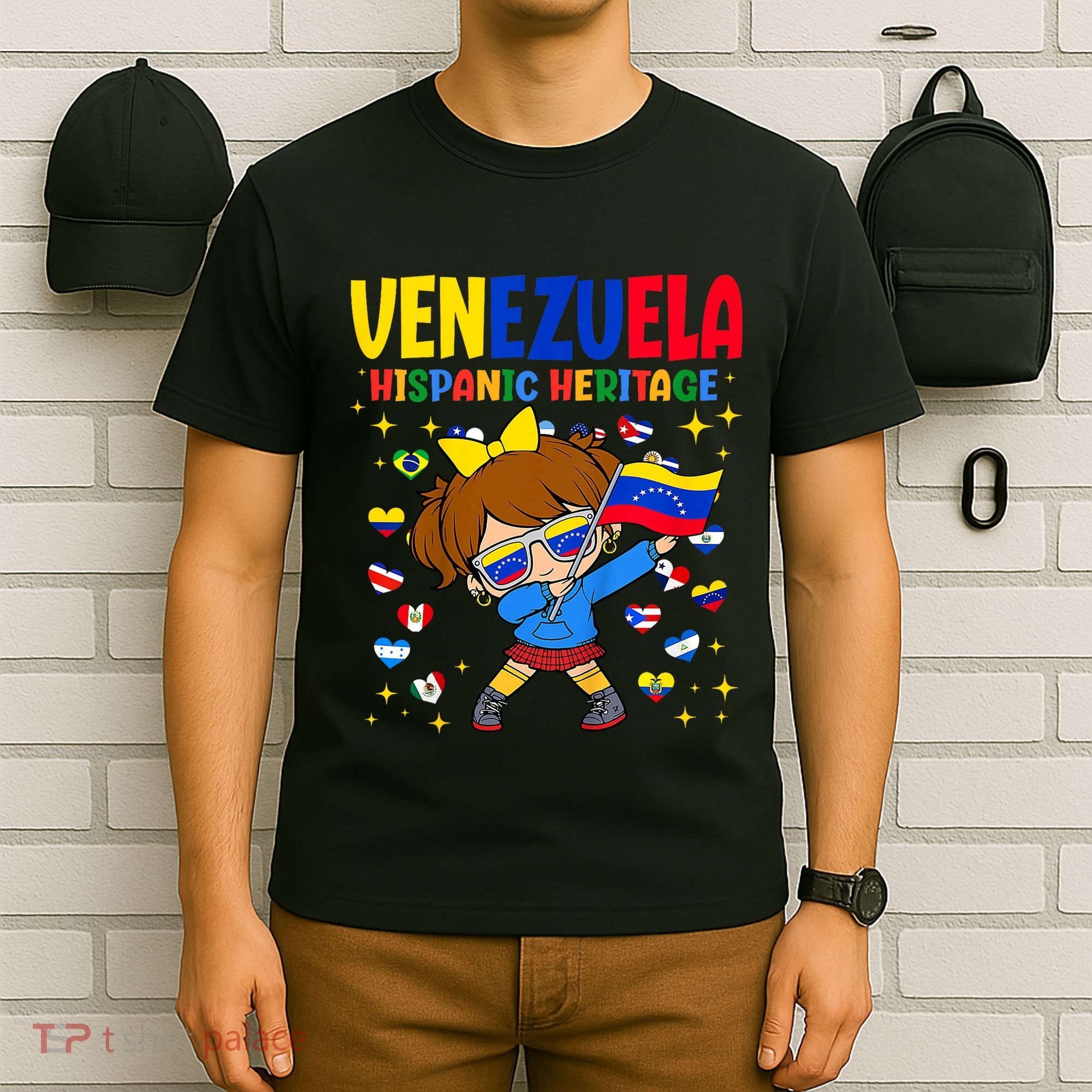 Hispanic Heritage Month Venezuela Flag Venezuelan T-Shirt
