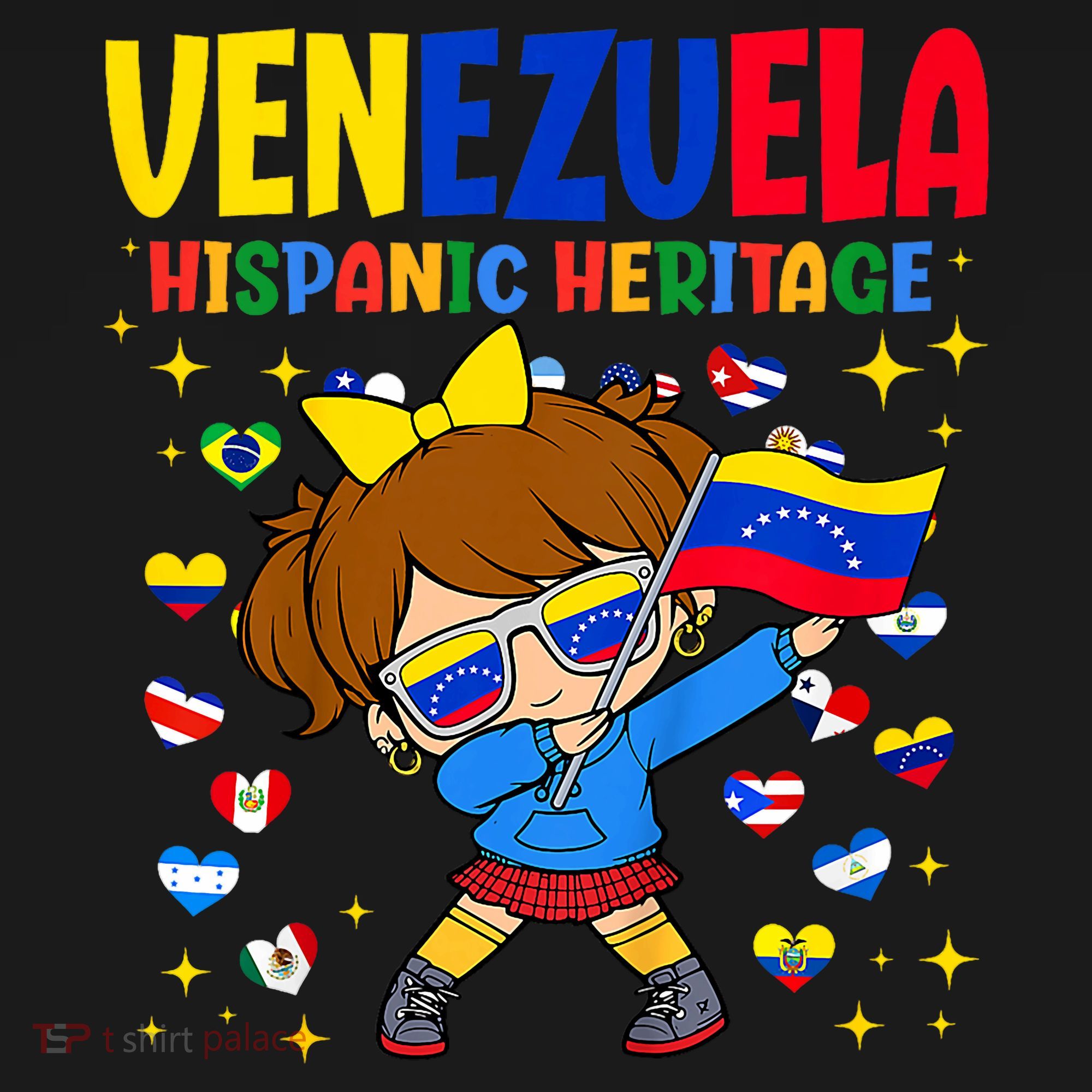 Hispanic Heritage Month Venezuela Flag Venezuelan T-Shirt