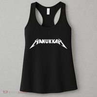 Hanukkah Heavy Metal Latke Party Jewish Menorah Dreidel Women's Tank Top thumb 3