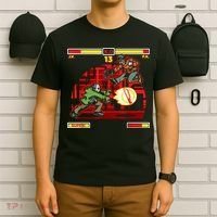 Halloween Horror Movie Characters Match Up KO T-Shirt thumb 6