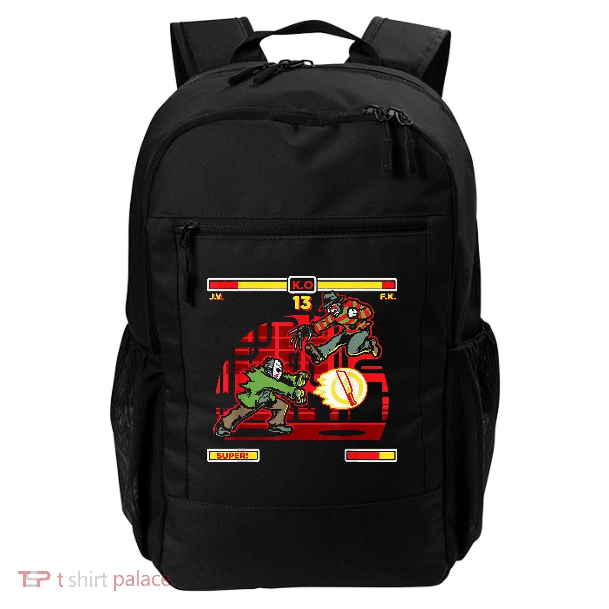Halloween Horror Movie Characters Match Up KO Backpack