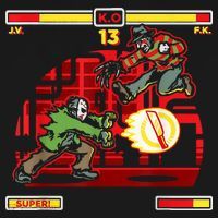 Halloween Horror Movie Characters Match Up KO Coaster thumb 2