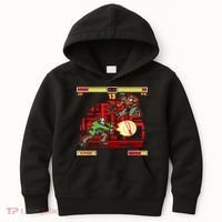 Halloween Horror Movie Characters Match Up KO Kids Hoodie thumb 0