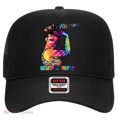 Hispanic Heritage Month Messy Bun Colorful Hat