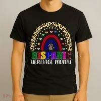 Hispanic Heritage Month Leopard Reendow T-Shirt thumb 3