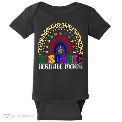 Hispanic Heritage Month Leopard Reendow Baby Bodysuit