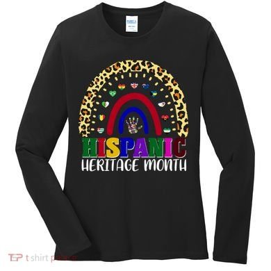 Hispanic Heritage Month Leopard Reendow Women's Long Sleeve Shirt