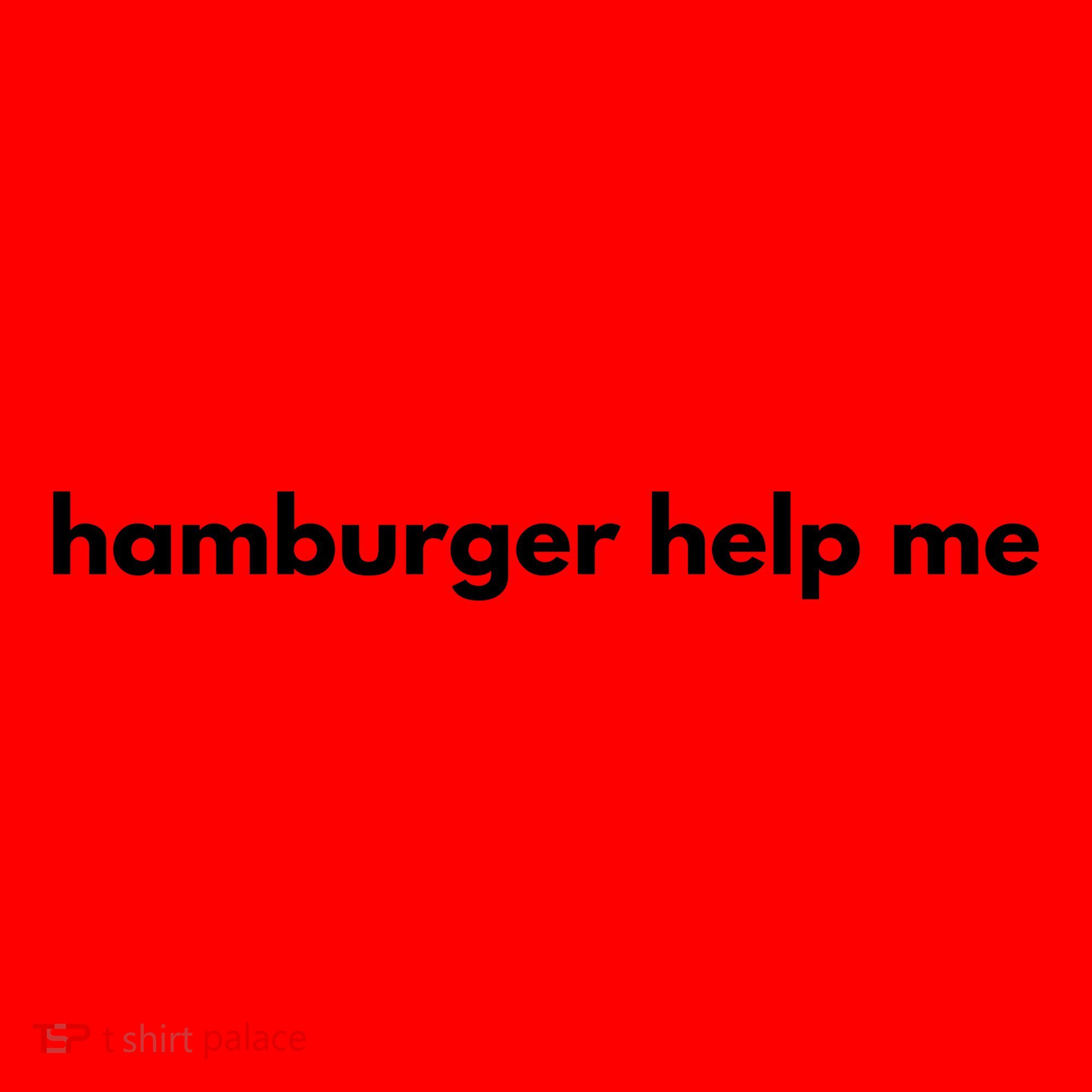 Hamburger Help Me Santa Hat
