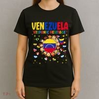 Hispanic Heritage Month Venezuela Flag Venezuelan T-Shirt thumb 4
