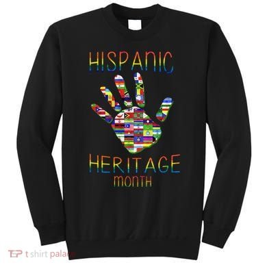 Hispanic Heritage Month Colorful Handprint Sweatshirt