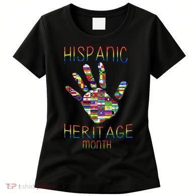 Hispanic Heritage Month Colorful Handprint Women's T-Shirt