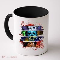 Halloween Horror Movies Characters Spooky Killer Coffee Mug thumb 0