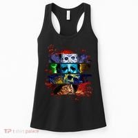 Halloween Horror Movies Characters Spooky Killer Women's Tank Top thumb 0