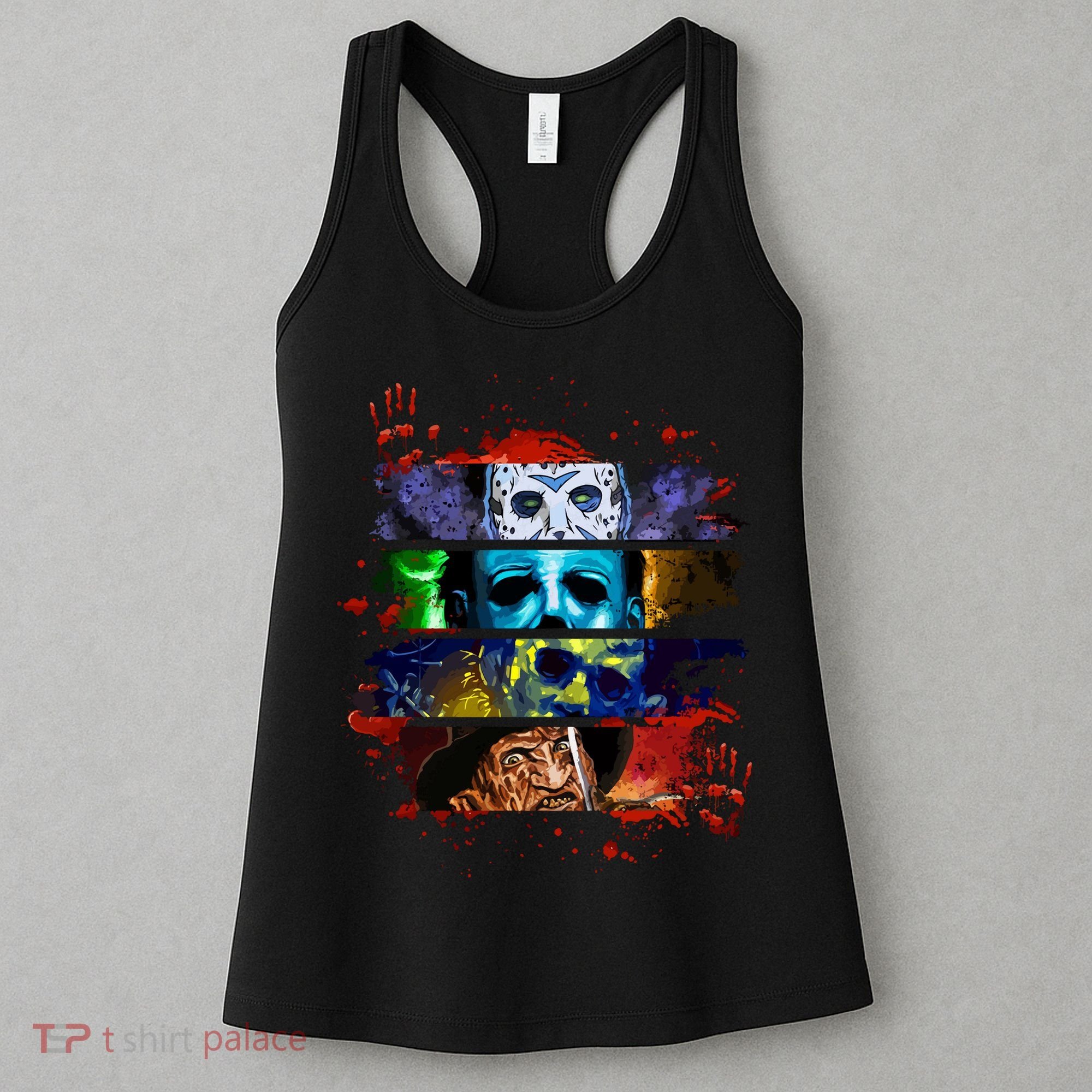 Halloween Horror Movies Characters Spooky Killer Women's Tank Top