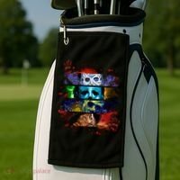 Halloween Horror Movies Characters Spooky Killer Golf Towel thumb 2