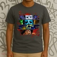 Halloween Horror Movies Characters Spooky Killer T-Shirt thumb 3