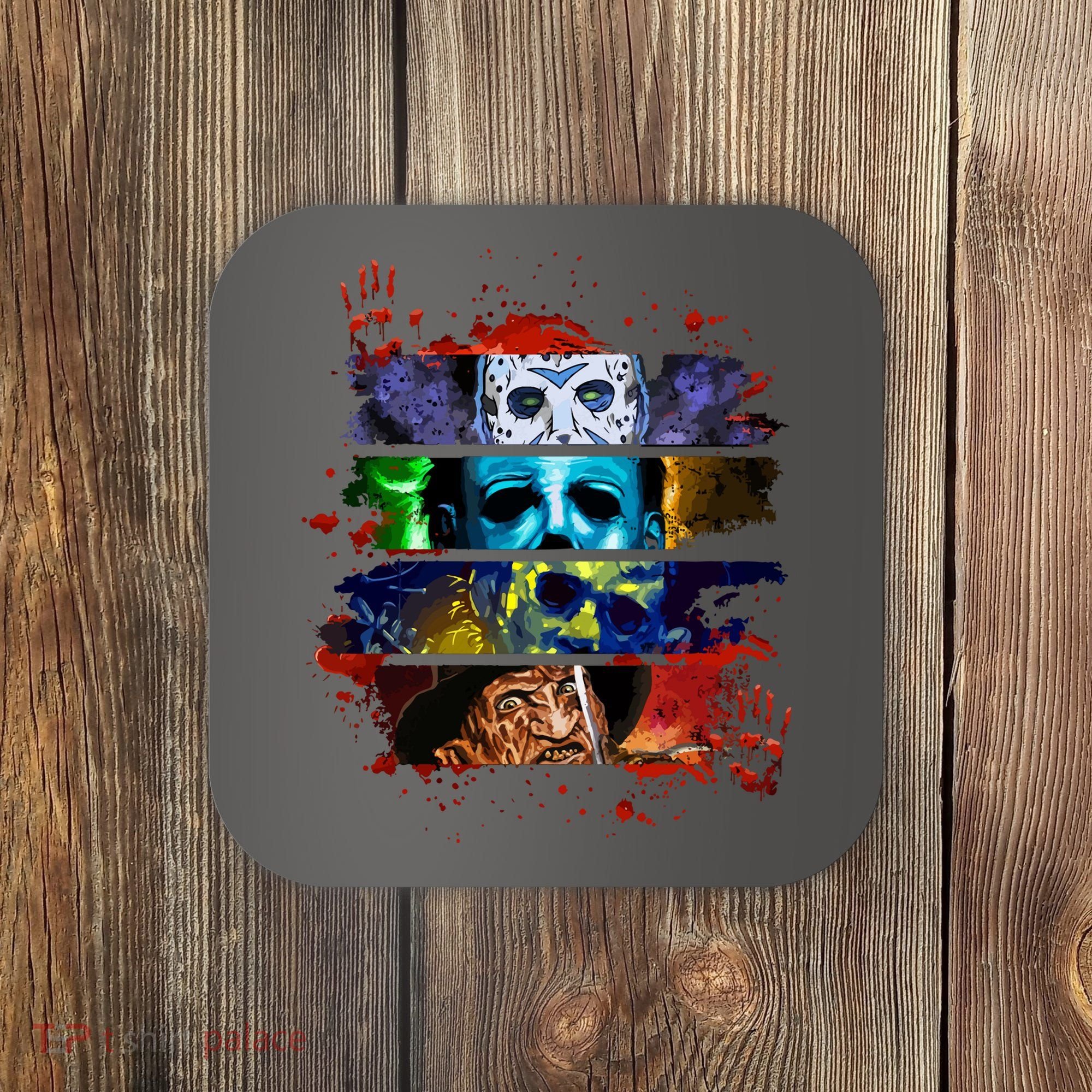 Halloween Horror Movies Characters Spooky Killer Coaster