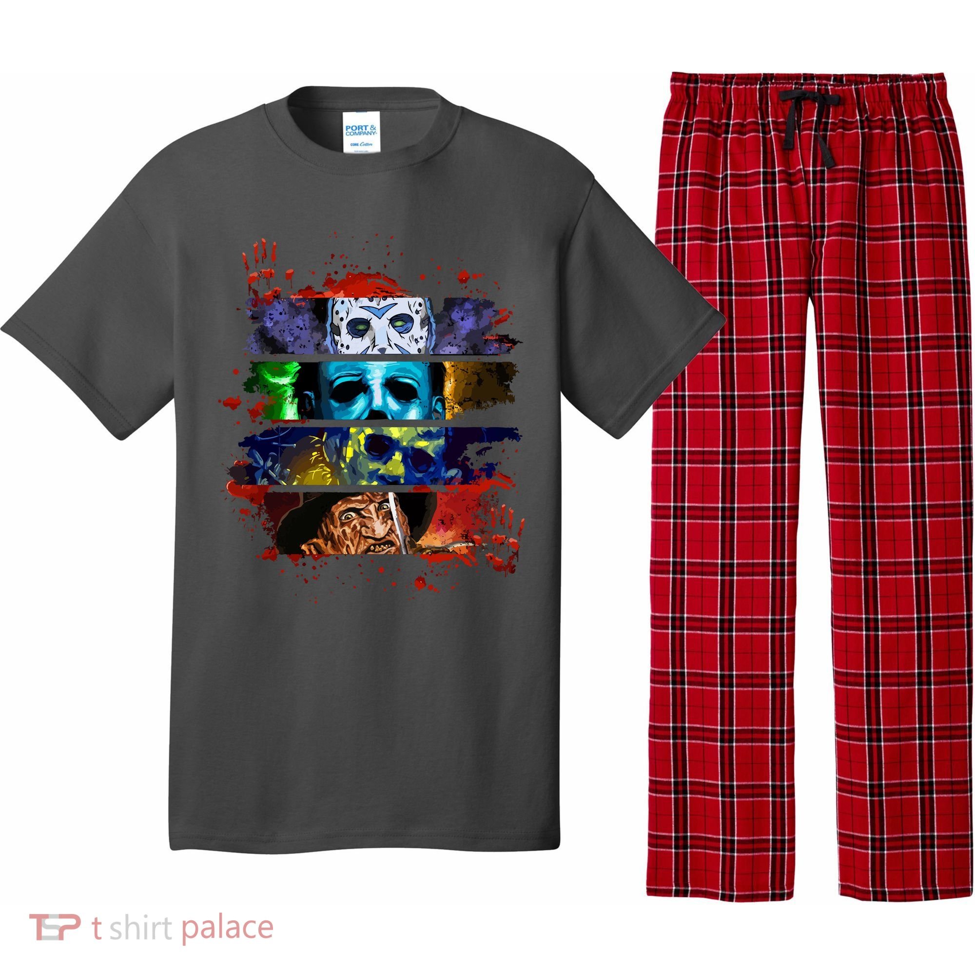 Halloween Horror Movies Characters Spooky Killer Pajama Set