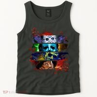 Halloween Horror Movies Characters Spooky Killer Tank Top thumb 2