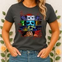 Halloween Horror Movies Characters Spooky Killer Women's T-Shirt thumb 2