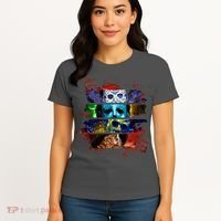 Halloween Horror Movies Characters Spooky Killer Women's T-Shirt thumb 4