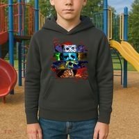 Halloween Horror Movies Characters Spooky Killer Kids Hoodie thumb 2