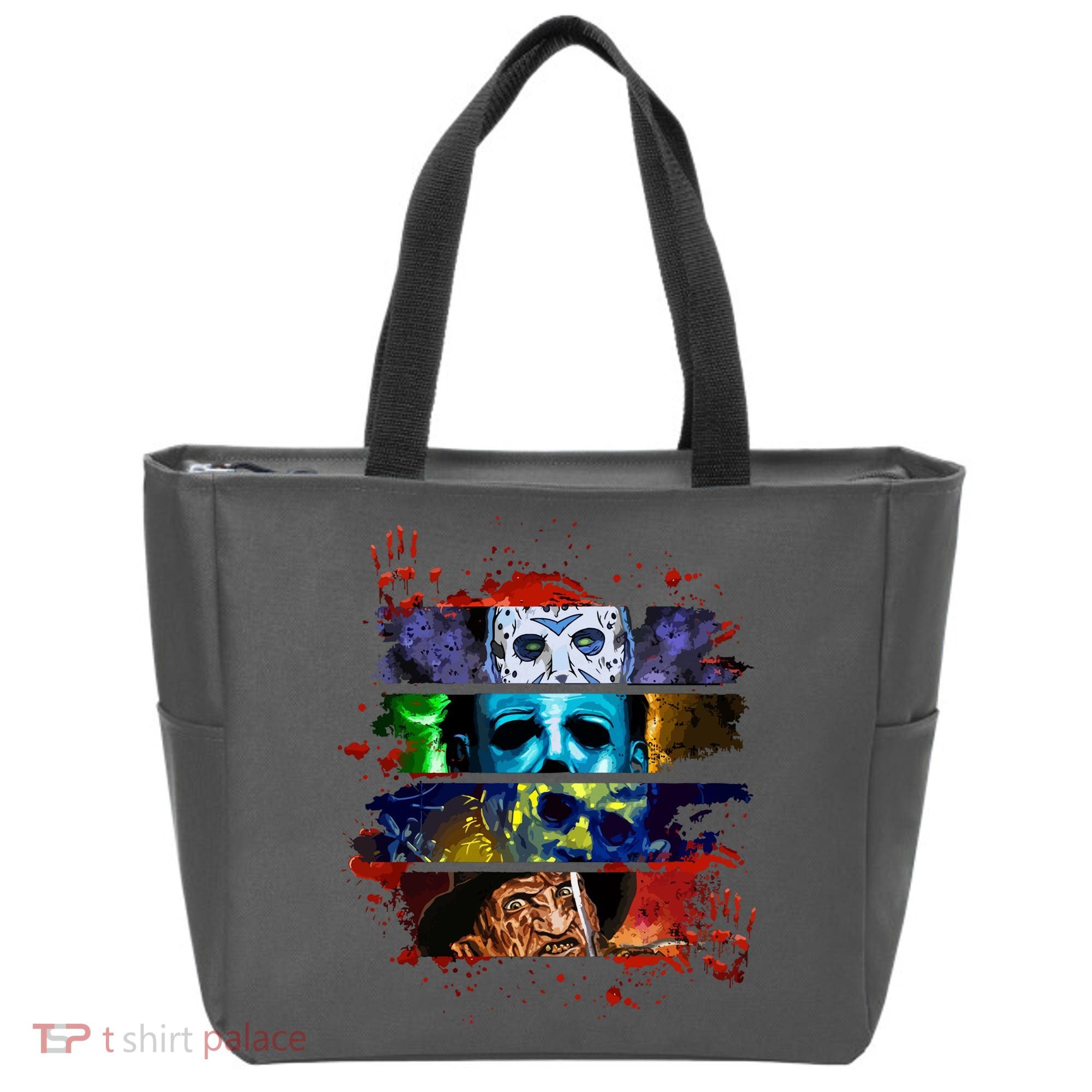 Halloween Horror Movies Characters Spooky Killer Tote Bag